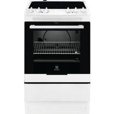 Electrolux Varmluftovn Glaskeramiske komfurer Electrolux EKC4011AOW Hvid