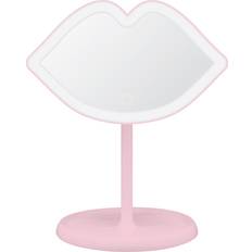 Danielle Lip Shaped LED Vanity Mirror - Pink