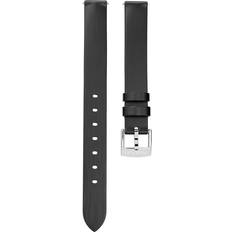 Swarovski Watch Straps Swarovski Uhrenarmband 12 mm Leder Schwarz Edelstahl