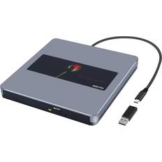USB-A Optical Drives NOLYTH External CD DVD Drive USB 3.0 Type-C CD/DVD+/-RW Burner Rewriter