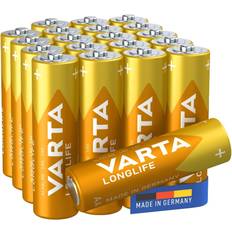 Varta 1.5V Longlife AA Alkaline Battery 20-pack
