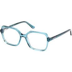 Turquoise Glasses & Reading Glasses Guess GU50164 089 Turquoise Monocolor 51/16/135 Teen Eyewear Frame