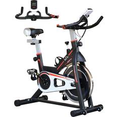 Fitness Machines Homcom Black Belt Driven Exercise Bike 115 x 48 x 103 cm