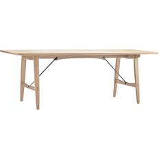 Møbler Carl Hansen & Søn BM1160 Hunting Table Vitoljad Ek Rostfritt Stål Spisebord