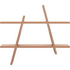 Andersen A-Shelf L Beech Mocha Wall Shelf
