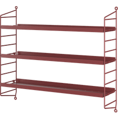 String Pocket Hylde Metal Oxtorgsrød SPM5015-93-93 Reolsystem