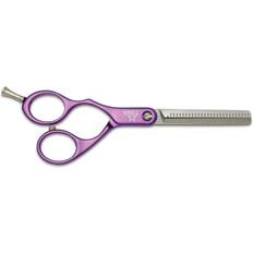 Purple Hair Scissors Jaguar Hairdressing Scissors 5.5" Barber Purple Leftie Stainless Steel Trimmer