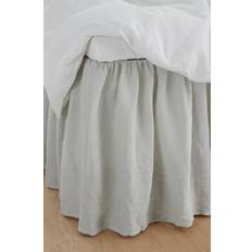 Ellos Candice i Tvättat Lin 60 cm Grå Sängkappa (200x)