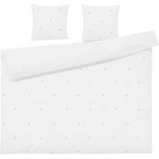 200 x 220 duvet Juna Daisy Bed Set 200x220 + 60x63 cm White / Light Blue Duvet Cover (220x200cm)