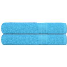 vidaXL Bastuhanddukar 2 St Turkos 80x200 cm 360 gsm Badlakan Turkos