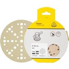 Elverktygstillbehör Klingspor Sliprondell PS33BK 8hål DIY Kardborre K180 225mm 5st