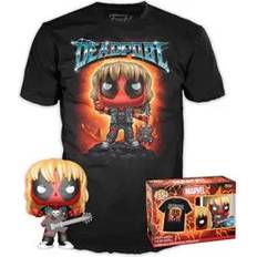 Funko POP & Tee Deadpool Heavy Metal Large