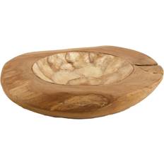 Schalen Dijk Capiz Teakholz Ø 27 cm - Gold Schale