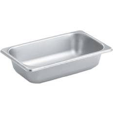 Inserts Vollrath 1/4 Size 2-1/2 Deep Anti-Jam Flat Corner Stainless Steel Heavy-Duty Super Pan Table/Hotel Pan 1-5/8 qt Capacity Steam Insert