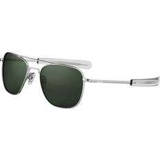 Man AF126 Outlet Sunglasses - Bright Chrome/Metal Silver/Green