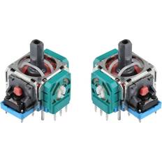 Controller Add-ons FoneFunShop Replacement Analogue Joystick Thumbstick Twin Pack Compatible With Xbox One PS4 PS5 Controller