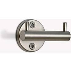 Garden Trading Novello Double Hook Brushed Nickel