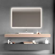 Houco Sunrise-1 LED Spejl Med Front Og Baggrundslys 120 x 80 cm