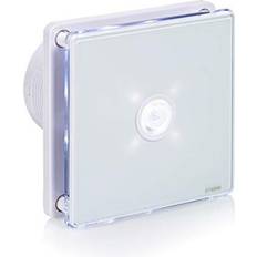 Bathroom Extractor Fans on sale Sterr White Extractor Fan 100 mm with LED PIR