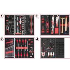 Byggtillbehör KS Tools Tool Set 4 Drawers For Roller Cabinet 263 Pieces