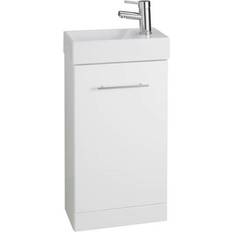 Bathroom Furniture Clifton Bathroom Cube 410Mm Cloakroom Vanity Unit With Basin
