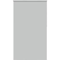 vidaXL Rullgardin Mörkläggning Ljusgrå 135x210 cm Tyg Bredd 131,6 cm