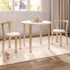 Living and Home 2 Seater Toddler Play Table Chair Set