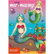 Party Supplies Emoji Totally Mer Mazing Mermaid Greetings Card One Size