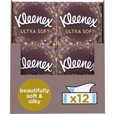Kleenex Ultra Soft Tissues 12 Cube Tissue Boxes