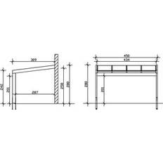 Braun Terrassenmarkisen Skanholz Terrassendach Novara 450 x 309 cm Braun