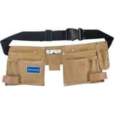 Loops 11 Pocket Twin Pouch Suede Leather Tool Belt 300mm x 200mm