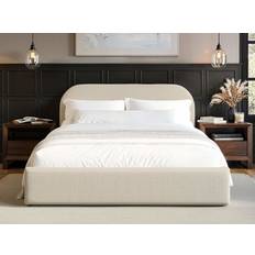 Beige Beds Flair Alba Cream Boucle Ottoman Frame Bed
