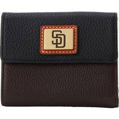 Wallets & Key Holders Dooney & Bourke MLB Padres Smal Flap CC Coated Cotton Wallet Brown Tmoro