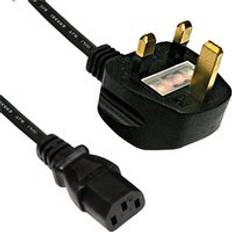 Cablenet 3m IEC C13 Black PVC 1.0mm Power Leads