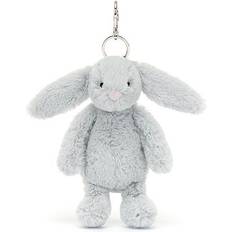 Jellycat Nyckelring 18x5 cm Bashful Silver Bunny