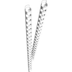 Inbindningstillbehör Genie Spiralbinderücken 6mm VE=25 Stück Weiß
