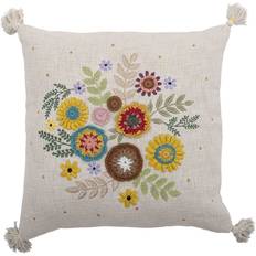 Blommiga Kompletta dekorationskuddar Creative Collection Bloomingville Pico Kudde Natur Prydnadskuddar Komplett dekorationskudde Natur (50x50cm)