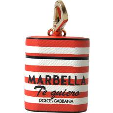 Dolce & Gabbana Women's Airpods Case Marbella Te Quiero Style Orange