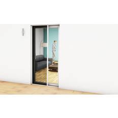Plissee-Rollos Hecht Alu Plissee Tür Professional 125x220 cm Weiß