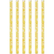 Pillit Modern House Straws Moomin Party Yellow 6-pack
