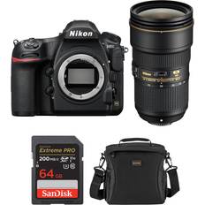 Nikon DSLR-kameror Nikon D850 DSLR Camera w/AF-S NIKKOR 24-70mm f/2.8E ED VR Lens w/Included Value
