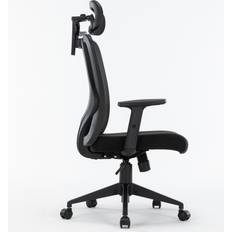 Trisens Space-Saving Ergonomic Black Bürostuhl 121cm