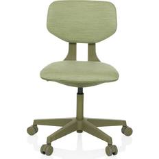 hjh OFFICE Kid Colore Chaise Pivotante Pour Des Enfants Vert