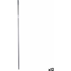 Moppe- & Kosteskafter BigBuy Home Holdbar Grå Metal Kosteskaft 2.3 x 130 x 2.3 cm