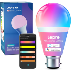 Lepro B22 Ai Smart Bulb Works With Alexa Wifi LED 806LM Light Voice Control
