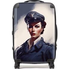 Luggage Warren Reed Warren Reed Designer Medium Defiant Strength Suitcase Brown