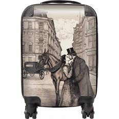 Luggage Warren Reed Warren Reed Designer Small Victorian Lovers on a London Street Suitcase
