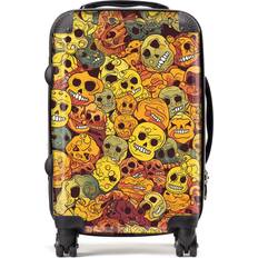 Luggage Warren Reed Warren Reed Designer Cabin Autumnal Skulls Pattern Suitcase