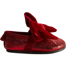 H&M Baby Velvet Bow Ballerina - Red (1264691001)