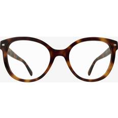 Scout Havana Cat-Eye Acetate Eyeglasses Full Rim Jade Crystal Blue Horn Large